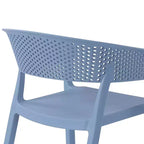 WestinTrends Playa Outdoor Modern Stackable Plastic Resin Patio Dining Armchair (Set of 2)
