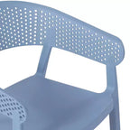 WestinTrends Playa Outdoor Modern Stackable Plastic Resin Patio Dining Armchair (Set of 2)