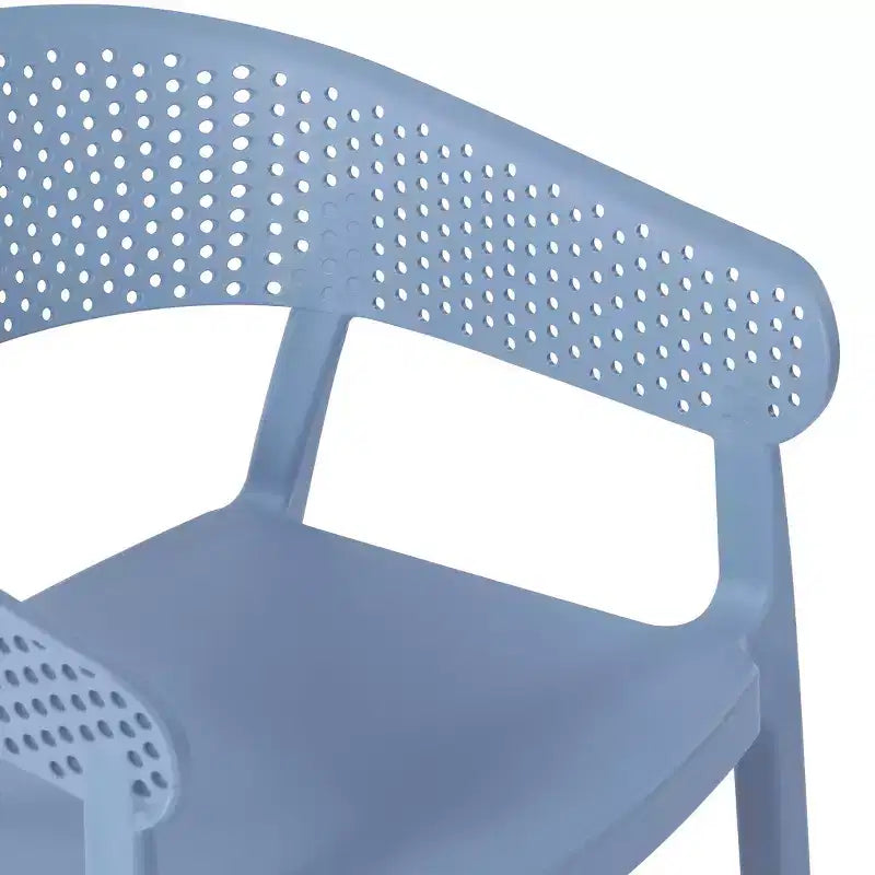 WestinTrends Playa Outdoor Modern Stackable Plastic Resin Patio Dining Armchair (Set of 2)