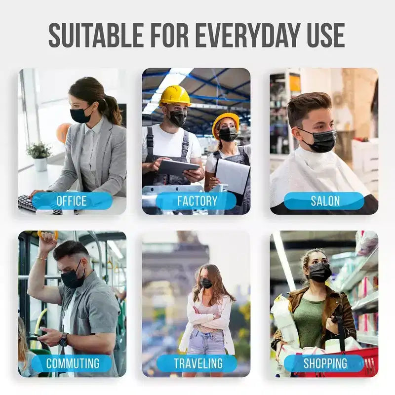 SereneLife 50 Pieces Disposable Face Masks