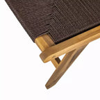Christopher Knight Home Karla Outdoor Rustic Acacia Wood and Rattan Armless Lounge Chair (Set of 2)
