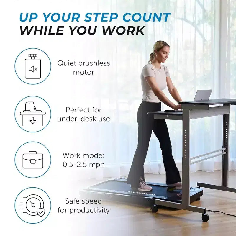 Stamina muuv Treadmill, Foldable Walking Pad, Home Gym Cardio Exercise Machine