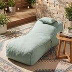 Christopher Knight Home Maeve Outdoor Modern Versatile Bean Bag Lounge Chair with a Pillow