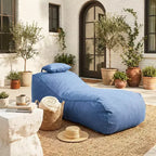 Christopher Knight Home Maeve Outdoor Modern Versatile Bean Bag Lounge Chair with a Pillow