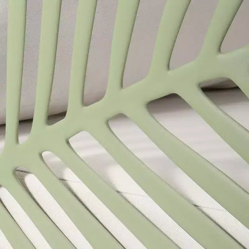 WestinTrends Playa Modern Outdoor Polypropylene Resin Left Arm Facing Deep Seating Sectional Chair, Green