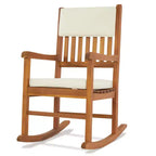 Karl Home | Solid Wood Rocking Chair with Cushion