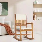 Karl Home | Solid Wood Rocking Chair with Cushion