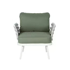 Christopher Knight Home Barbara Modern Outdoor Metal and Rope Upholstered Club Chairs (Set of 2)