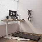 NAYSAYE Treadmill with Compact Design Supports 242lbs Capacity for Home Office Fitness, Black, 49.2*20.47*4.92