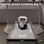 NAYSAYE Treadmill with Compact Design Supports 242lbs Capacity for Home Office Fitness, Black, 49.2*20.47*4.92