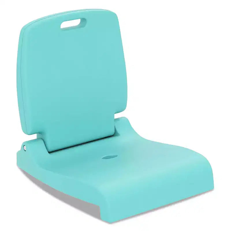 Costway Poolside Chair for Edge of Pool with Back Support & Handles Portable Picnic Chair White/Blue/Pink/Green
