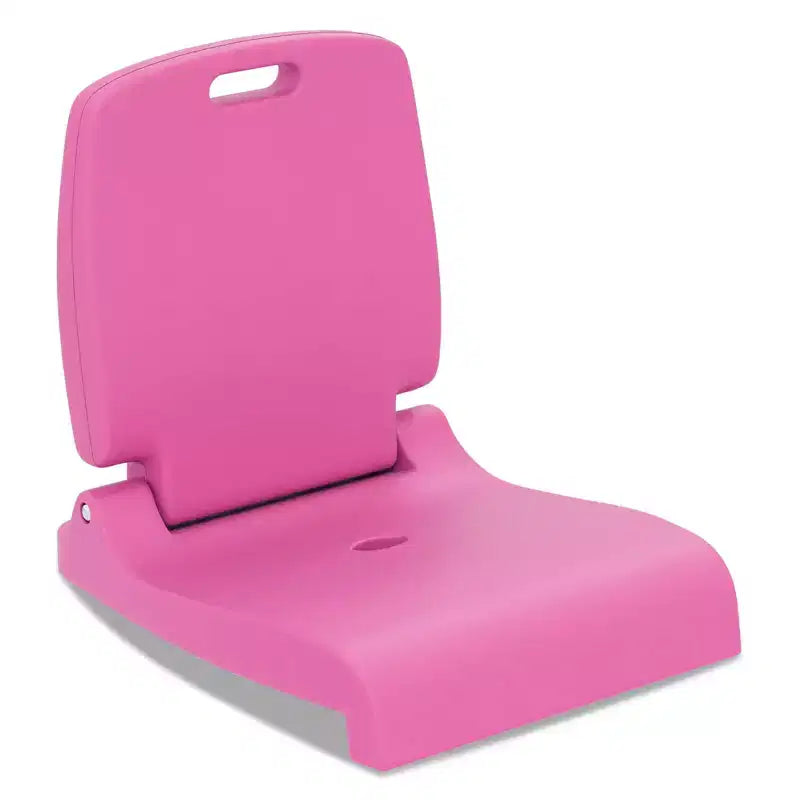 Costway Poolside Chair for Edge of Pool with Back Support & Handles Portable Picnic Chair White/Blue/Pink/Green