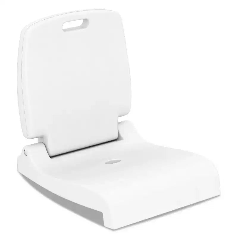 Costway Poolside Chair for Edge of Pool with Back Support & Handles Portable Picnic Chair White/Blue/Pink/Green