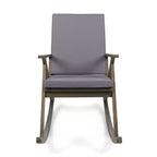 GDFStudio Sally Acacia Wood Rocking Chairs with Water Resistant Cushions(Set of 2)