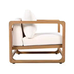 Christopher Knight Home Wisp Modern Outdoor Acacia Wood Oversized Club Chair with Cushions