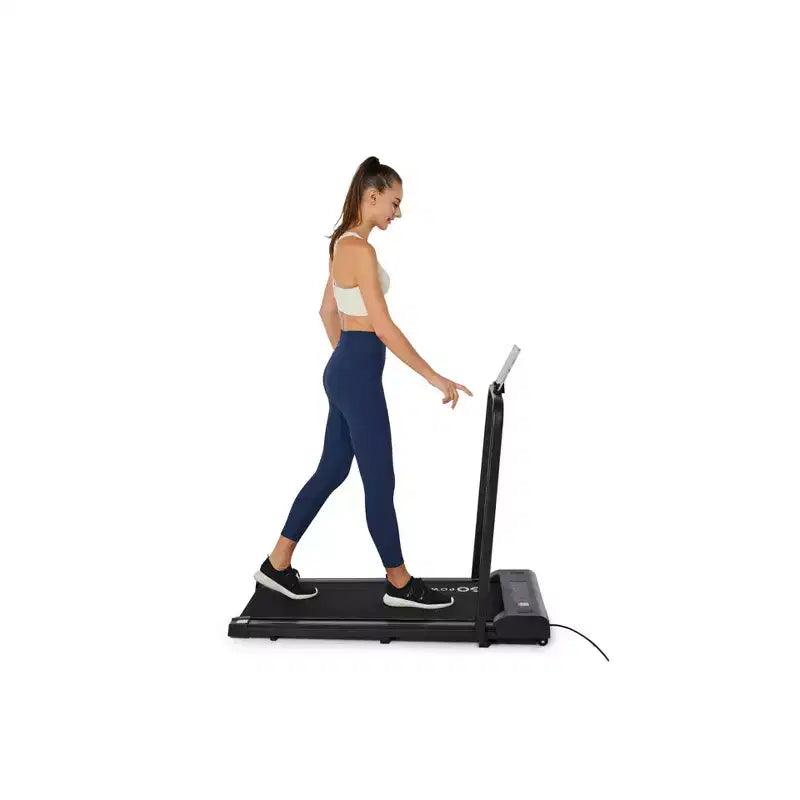 GoPowerBike GoFit Walking Pad Treadmill | with Remote Control | 6 Mile Max Speed 2-in-1