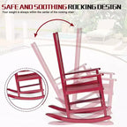 Karl Home | Solid Wood Outdoor Rocking Chair
