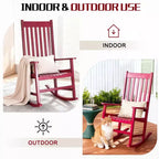 Karl Home | Solid Wood Outdoor Rocking Chair