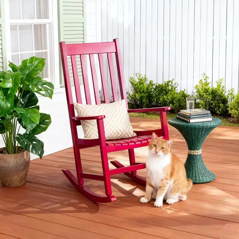Karl Home | Solid Wood Outdoor Rocking Chair