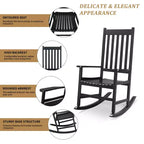 Karl Home | Solid Wood Outdoor Rocking Chair