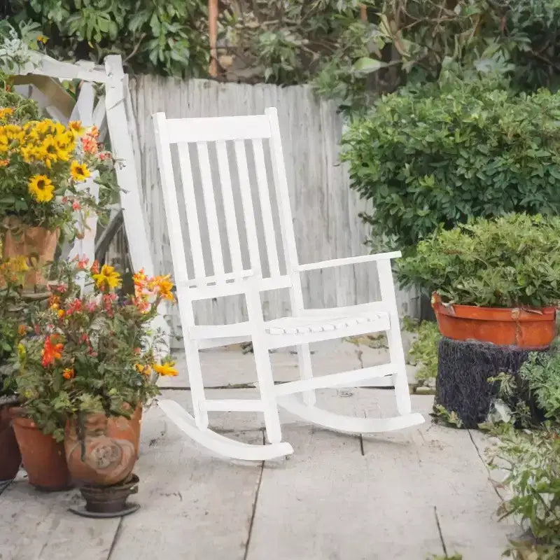 Karl Home | Solid Wood Outdoor Rocking Chair