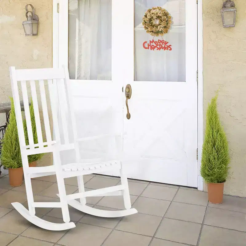Karl Home | Solid Wood Outdoor Rocking Chair