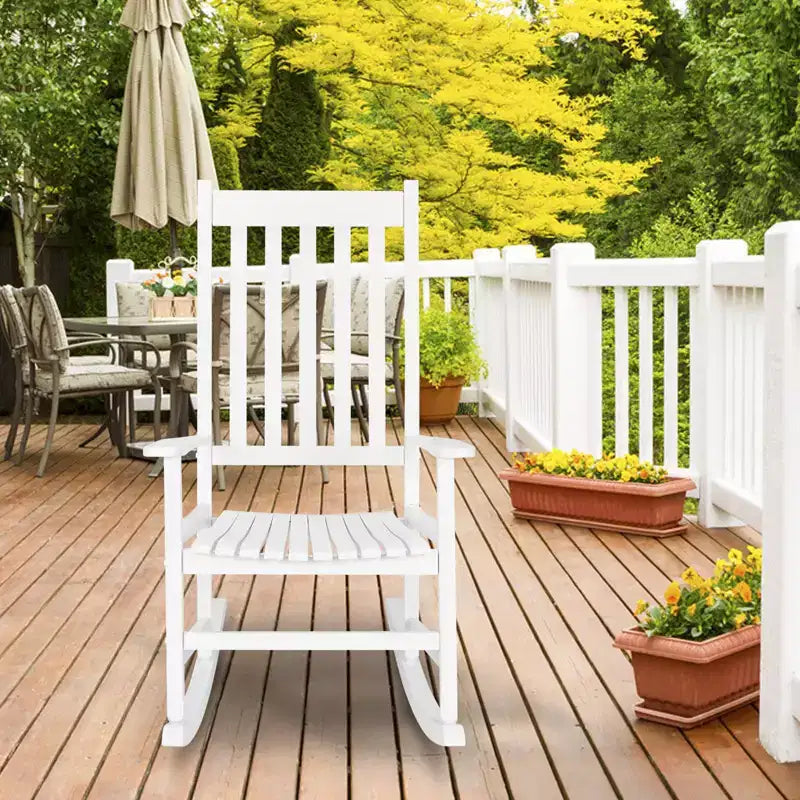 Karl Home | Solid Wood Outdoor Rocking Chair