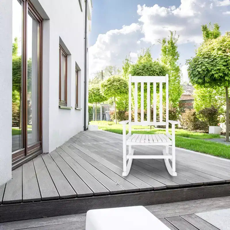 Karl Home | Solid Wood Outdoor Rocking Chair