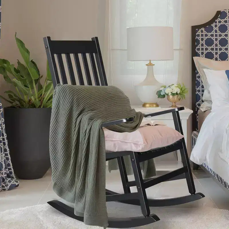 Karl Home | Solid Wood Outdoor Rocking Chair