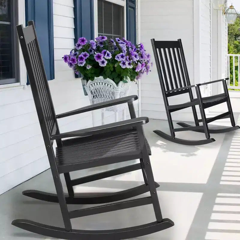 Karl Home | Solid Wood Outdoor Rocking Chair