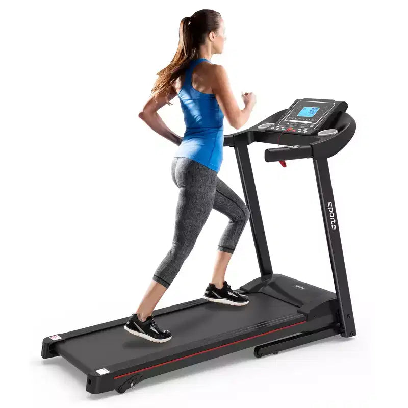 Foldable Home Treadmill with Manual Incline, 5 Display and 250 LB Capacity