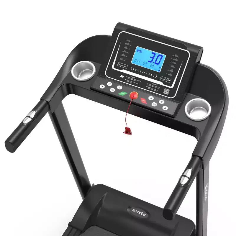 Foldable Home Treadmill with Manual Incline, 5 Display and 250 LB Capacity