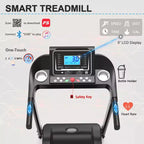 Foldable Home Treadmill with Manual Incline, 5 Display and 250 LB Capacity