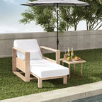 Amilcare Chaise Lounge with Adjustable Backrest|HULALA HOME