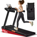 15% Incline Treadmill with Handles, 3-in-1 Portable Treadmills for Home and Office, Foldable Treadmills with 300 Lbs Weight Capacity (15)