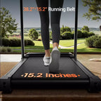 15% Incline Treadmill with Handles, 3-in-1 Portable Treadmills for Home and Office, Foldable Treadmills with 300 Lbs Weight Capacity (15)