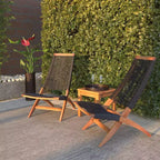63364 Lisa Modern Lounge Chair  Natural Wood Finish, Mid-Century Modern Wooden Chair for Living Room, Patio, Lawn, Poolside, Indoor & Outdoor