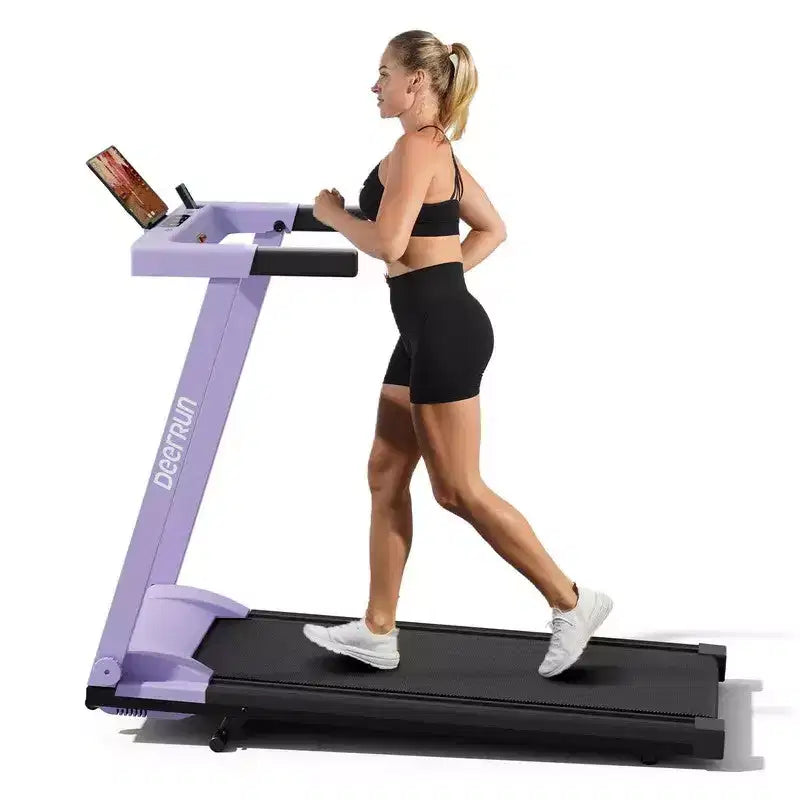 DeerRun All-New 2026 A1 Pro Move Smart Foldable Treadmill with 6% Incline 350lbs, 10mph