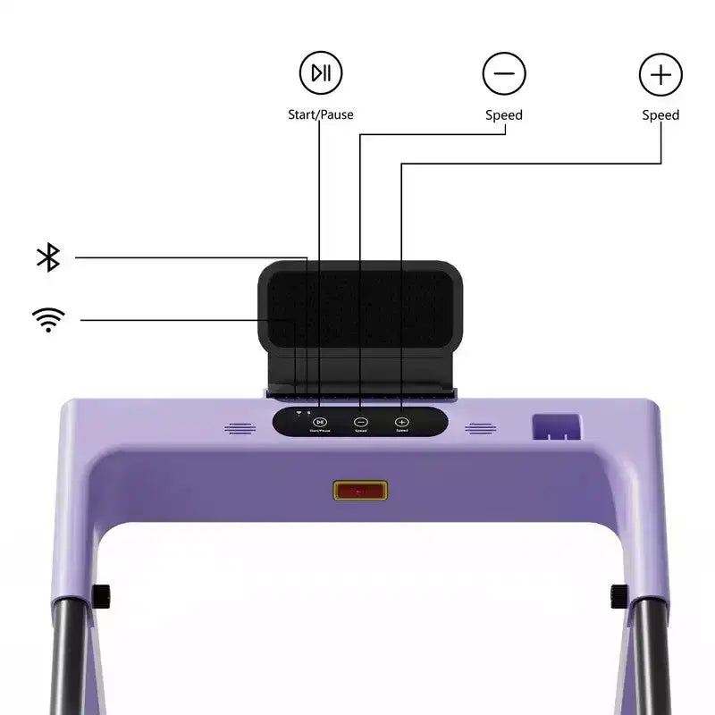 DeerRun All-New 2026 A1 Pro Move Smart Foldable Treadmill with 6% Incline 350lbs, 10mph
