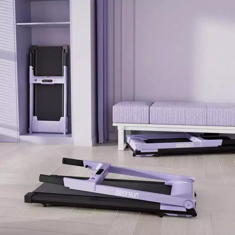 DeerRun All-New 2026 A1 Pro Move Smart Foldable Treadmill with 6% Incline 350lbs, 10mph