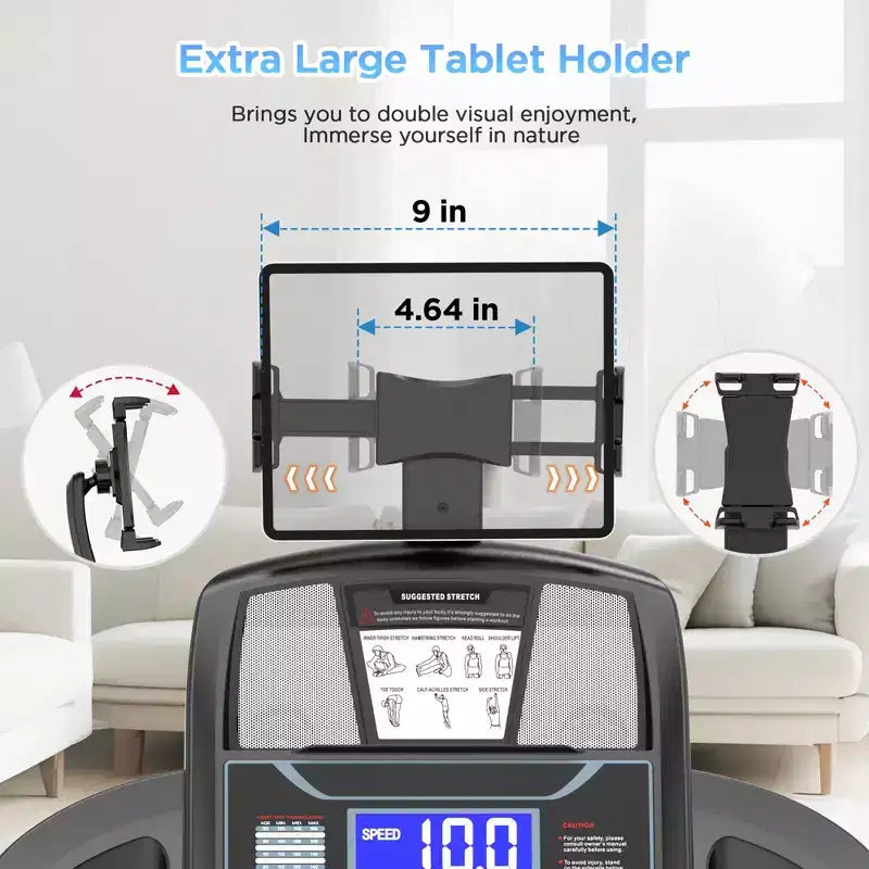 Treadmill Clearance,Treadmill on Sale,4.5HP Foldable Treadmill with 20 Levels Auto Incline, Portable Treadmill for Home Use,71 Programs