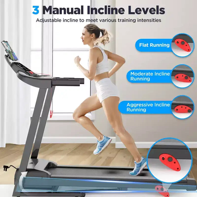 Treadmill on Sale,Treadmills Clearance, 7.5MPH, 300 lbs Capacity, Electric Treadmill Running Machine, Folding Electric Motorized Treadmill for Home