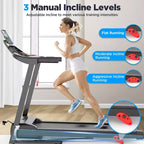 Treadmill on Sale,Treadmills Clearance with Adjustable Incline,7.5mph Speed Running Machine,Treadmill 300 lb Capacity,Walking Running Treadmill