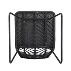 TUYOHW 17.5 Boho Style Patio Accent Chairs,Set of 2,Wicker Rattan Club Chairs with Cushion,Outdoor Dining Chairs,Modern Patio Furniture Seating,Gray