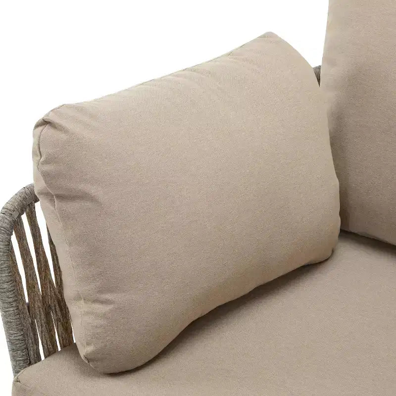 TUYOHW Modern Patio Accent Chairs,Set of 1/2,36W x 17H Wide Armchairs with 2 Extra Pillows,Outdoor Club Chairs for Porch,Garden & Backyard