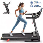 Home Treadmill, 300 lb Capacity, Wide Running Belt, Smart App Control, Adjustment Incline, 0.67.5 MPH, 71 Preset Programs