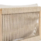 Christopher Knight Home Casper Outdoor Club Chair Acacia Wood and Woven Rope
