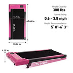 DeerRun Q2 Edition Valentine's Gift home use & light running 7% Incline Smart Walking Pad Treadmill
