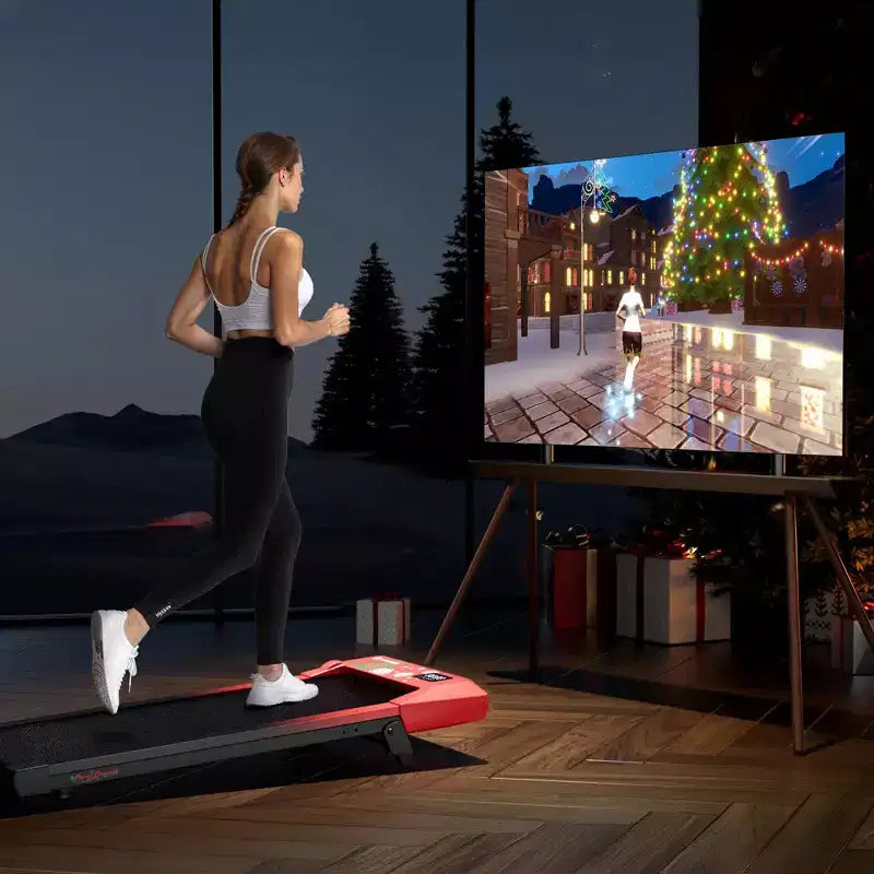 DeerRun Q2 Edition Valentine's Gift home use & light running 7% Incline Smart Walking Pad Treadmill