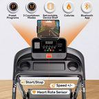 Treadmill on Sale,Treadmills Clearance,Portable Treadmill for Home Use, 71Programs, Music Speakers,Running Walking Jogging,Knee Strap Gift